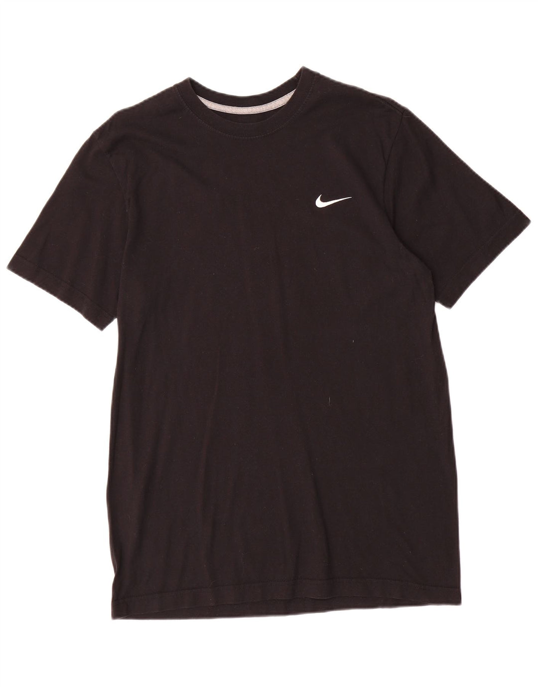 Męski T-shirt NIKE o regularnym kroju, średni czarny, bawełniany