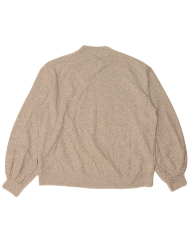 Sweter damski Abercrombie & Fitch UK 14, średni, szary, nakrapiany