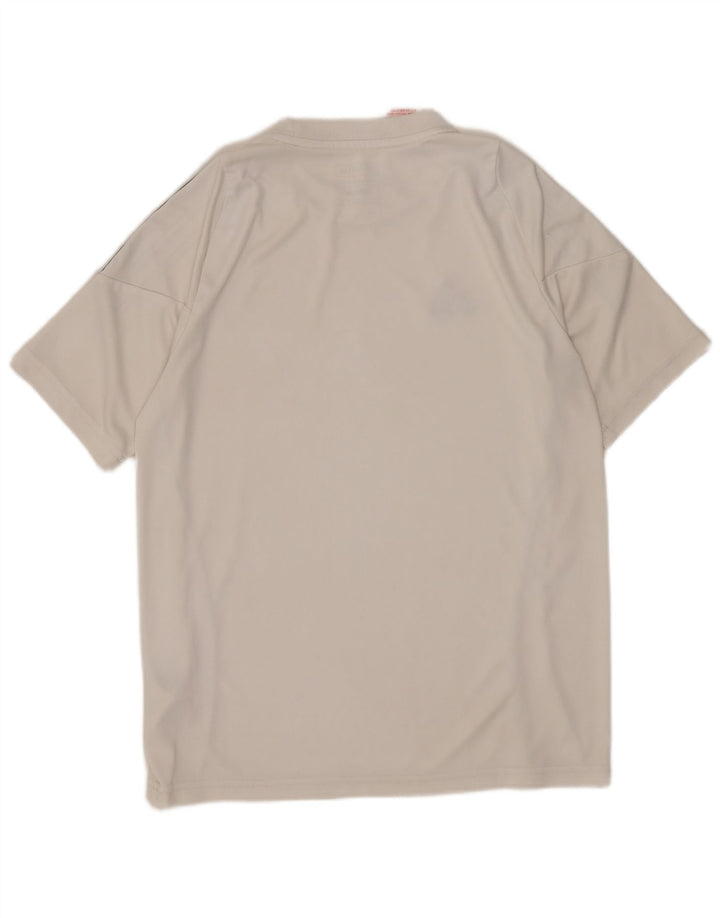 Chłopięca koszulka Adidas Aeroready Top 13-14 lat Biały poliester