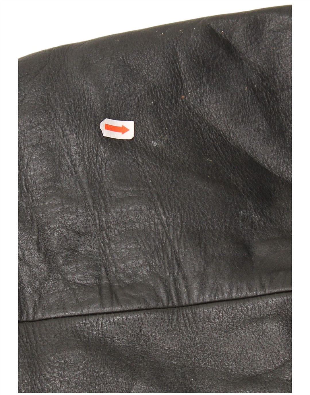 Vintage damska skórzana kurtka motocyklowa UK 22 3XL czarna skóra