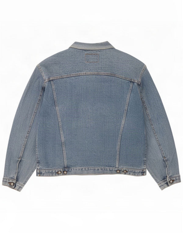 Męska kurtka dżinsowa vintage UK 42 XL niebieska