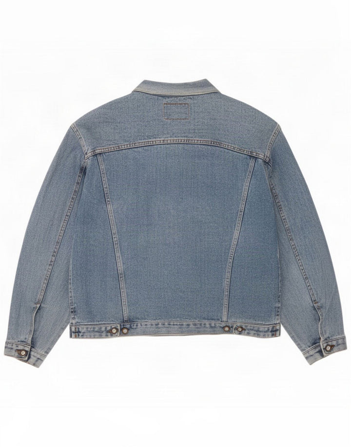 Męska kurtka dżinsowa vintage UK 42 XL niebieska