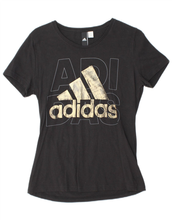 Damska koszulka z grafiką ADIDAS Top UK 12 Medium Black