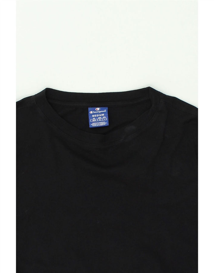 Damska bluza CHAMPION z grafiką w stylu Crop UK 14, średnia czarna bawełna