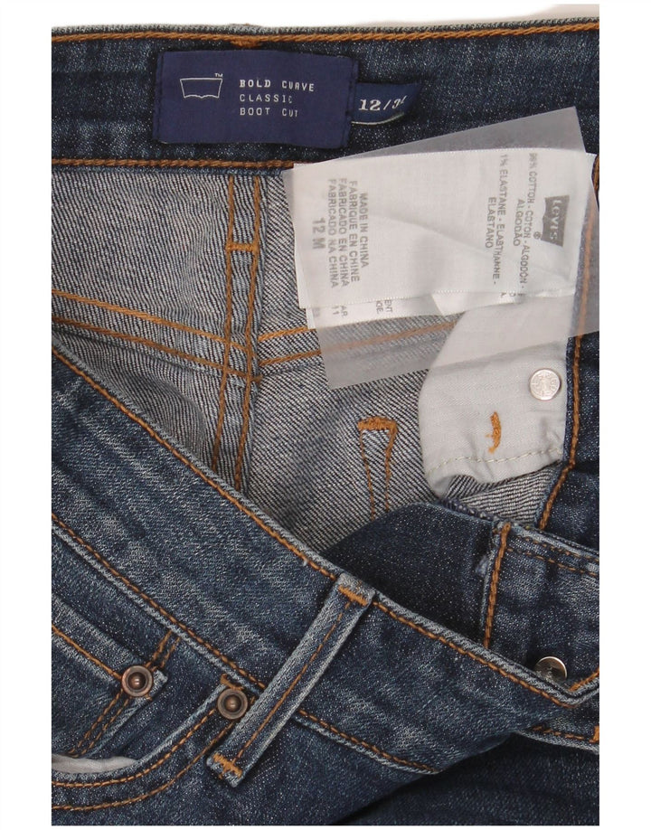 Damskie dżinsy Levi's Bold Curve Classic Fit Bootcut US 12, duże W31 L32 Niebieskie