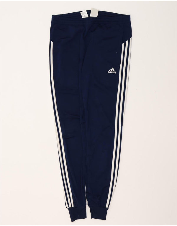 Męskie spodnie dresowe ADIDAS Joggers UK 36/38 Mały granatowy poliester