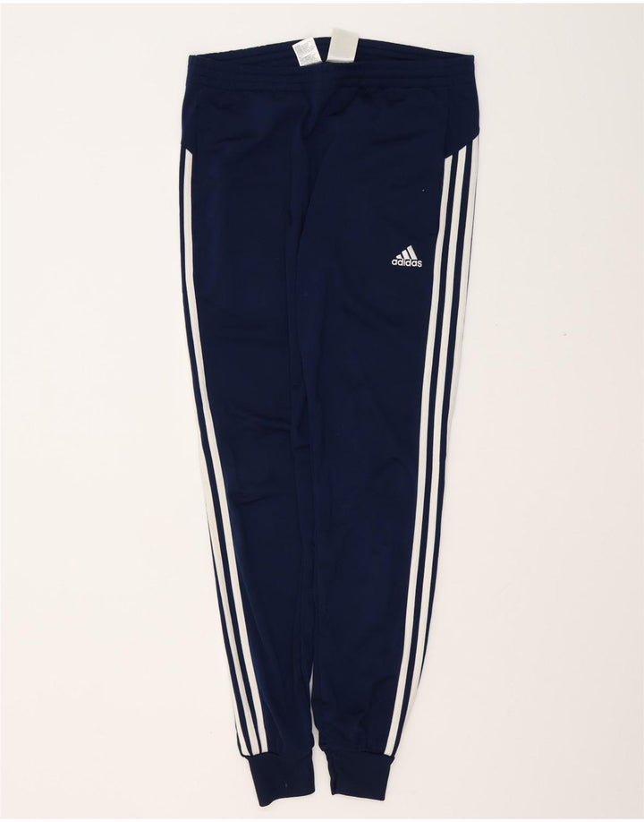 Męskie spodnie dresowe ADIDAS Joggers UK 36/38 Mały granatowy poliester