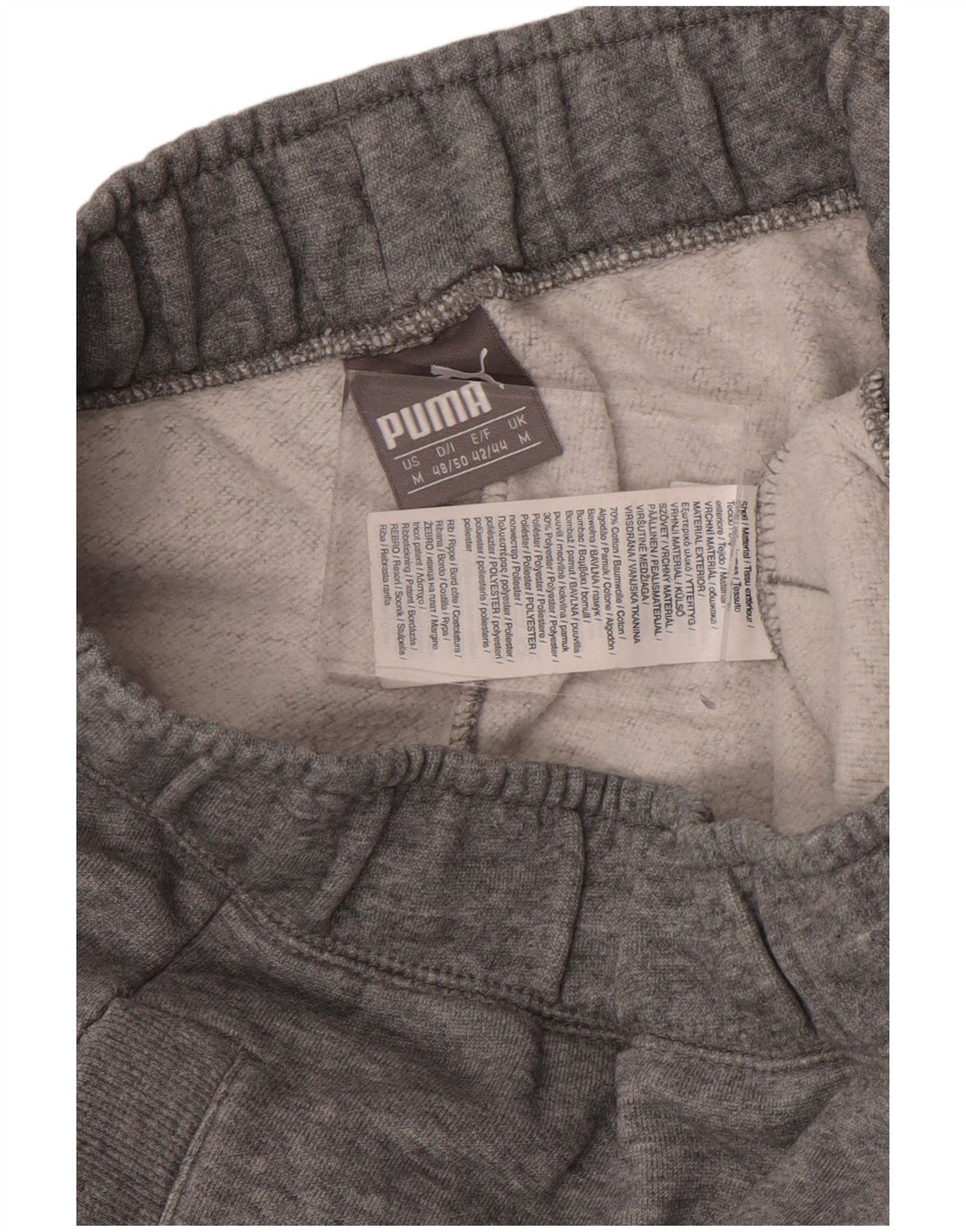 Męskie spodnie dresowe Puma Joggery Średnioszare, bawełniane sportowe