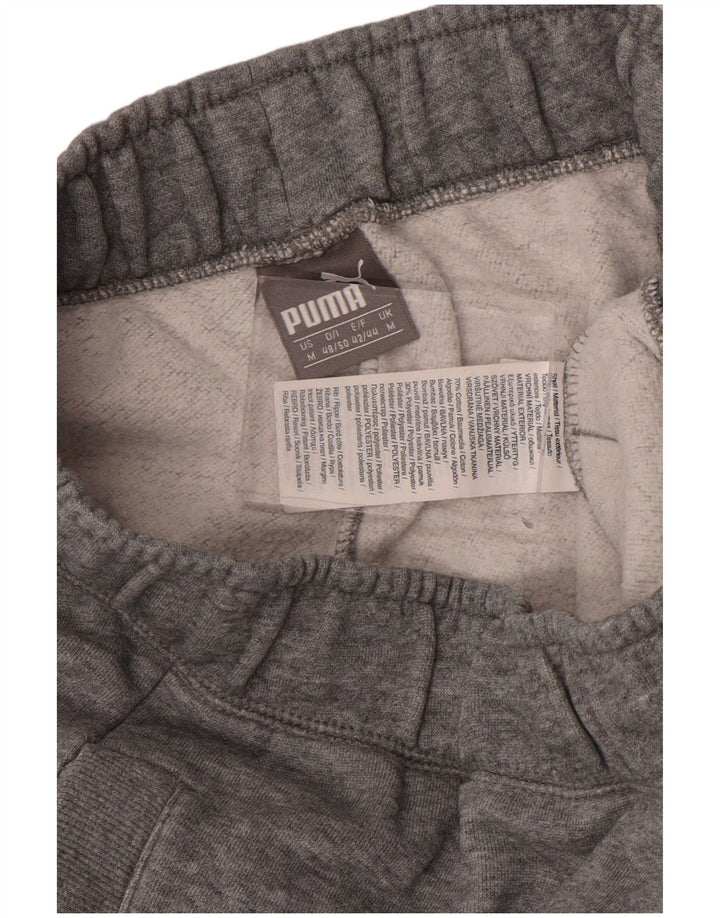 Męskie spodnie dresowe Puma Joggery Średnioszare, bawełniane sportowe
