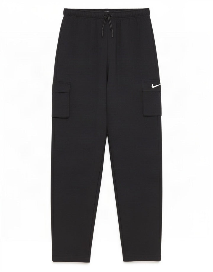 Męskie spodnie dresowe Nike Cargo, średni czarny nylon