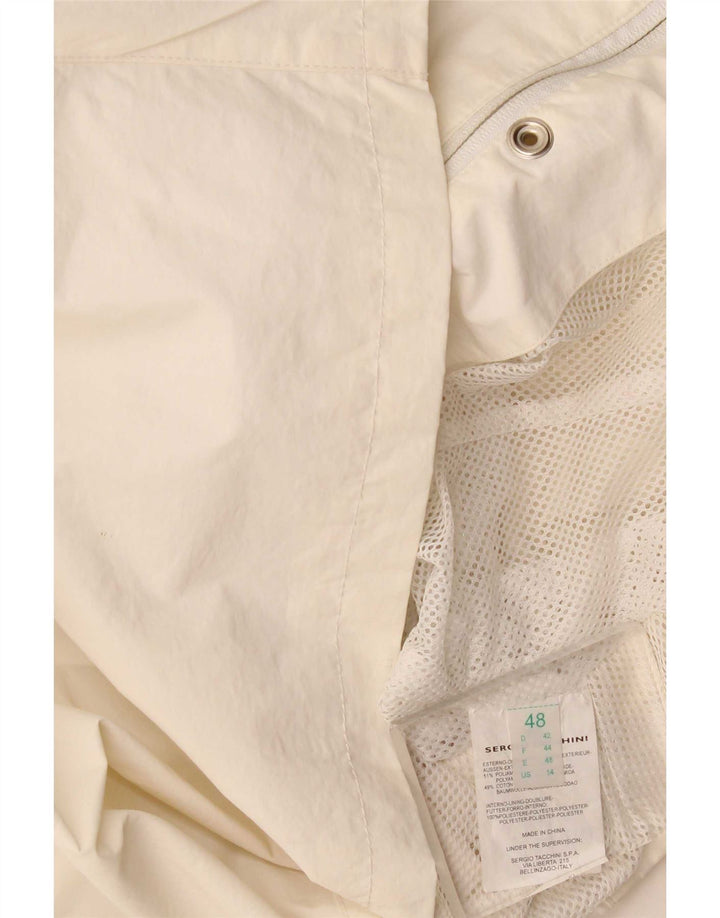 Sergio Tacchini Damska kurtka użytkowa UK 48 Medium Off White Poliamid