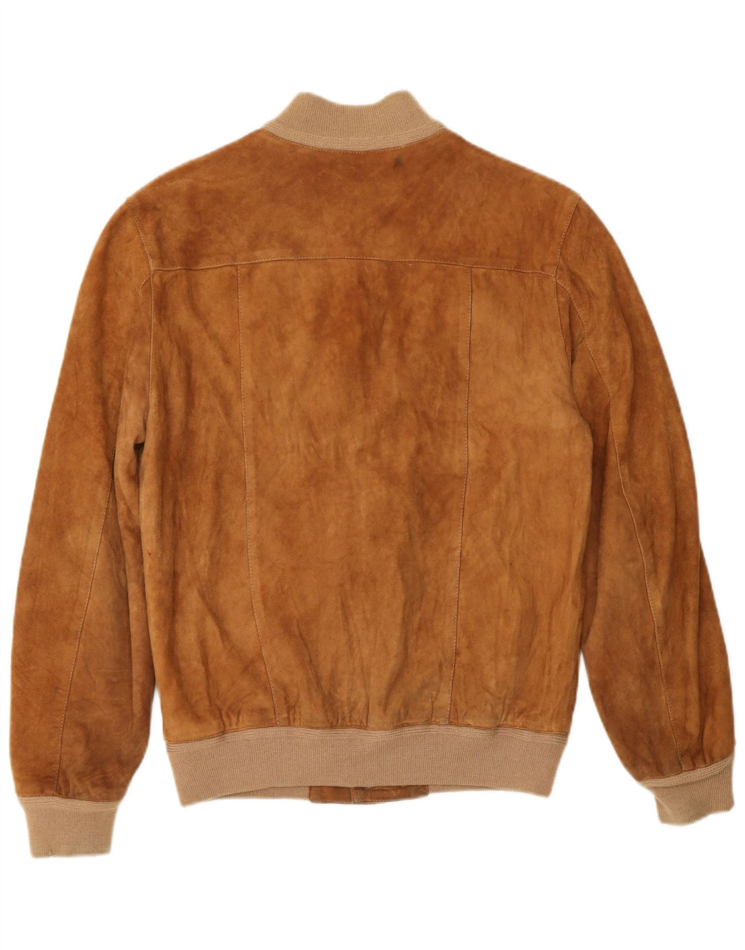 Męska zamszowa kurtka bomberka VINTAGE UK 36 Small Beige