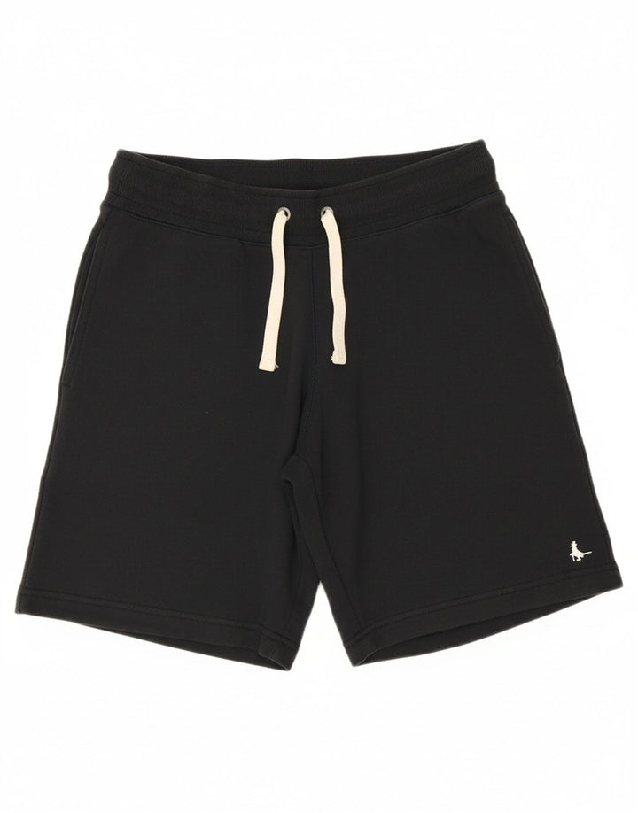 JACK WILLS Mens Sport Shorts XS  Black Cotton