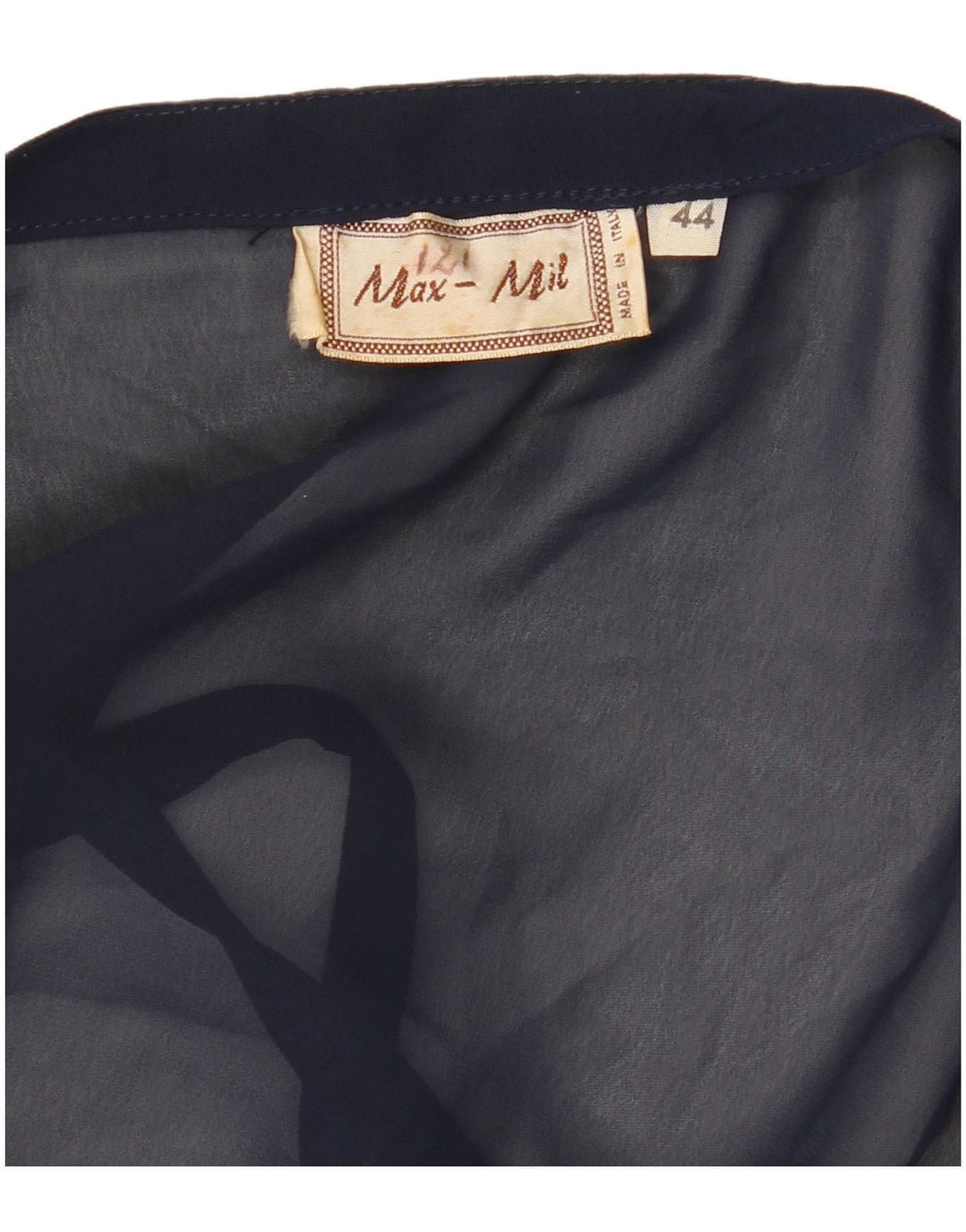 Vintage damski top na ramiączkach IT 44, średni granatowy w kwiaty