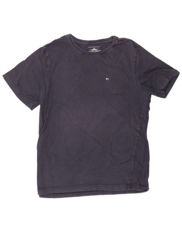 T-shirt męski Tommy Hilfiger Top, średni, granatowy, bawełniany