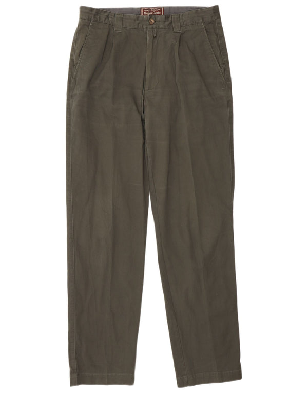 MARLBORO CLASSICS Męskie spodnie Chino z wiązaniem EU 50 Large W34 L34 Khaki