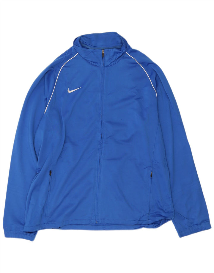 Męska kurtka dresowa Nike 2XL, niebieska, poliestrowa