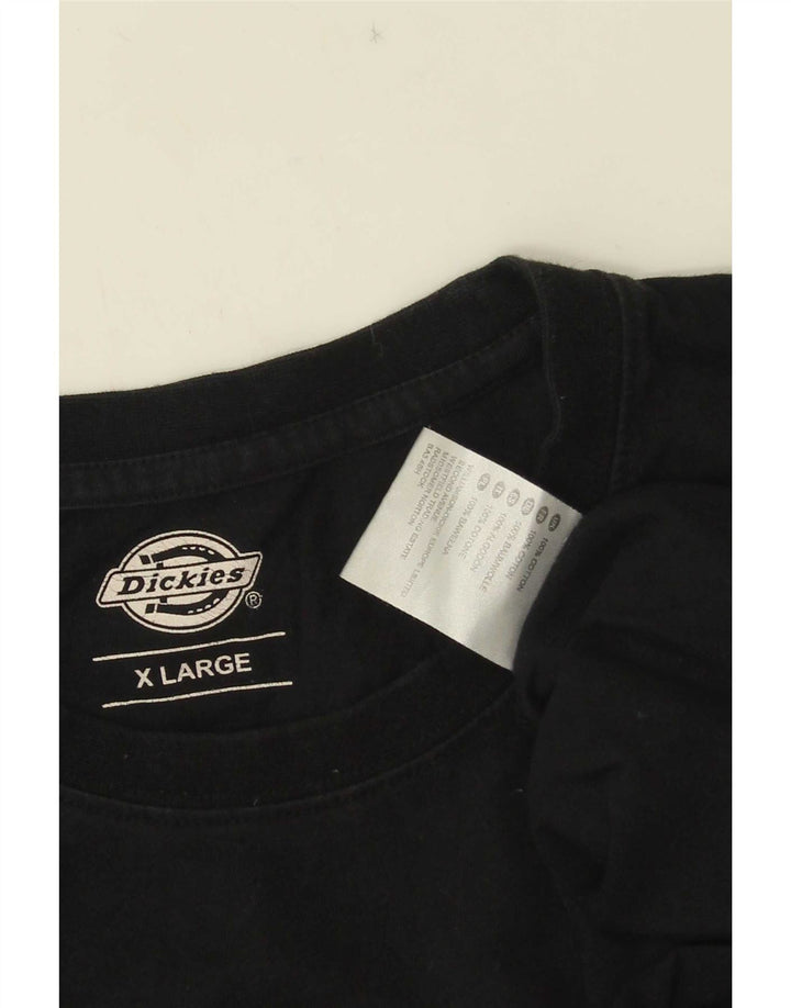 Męska koszulka z grafiką Dickies, góra XL, czarna bawełna