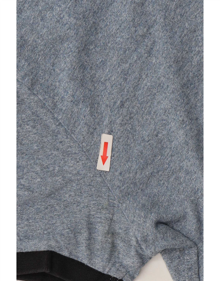 T-shirt męski Superdry, mały, niebieski, bawełniany w cętki