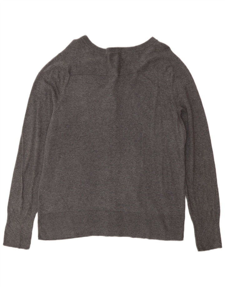 Sweter damski EDDIE BAUER UK 16, duży, szary, bawełniany