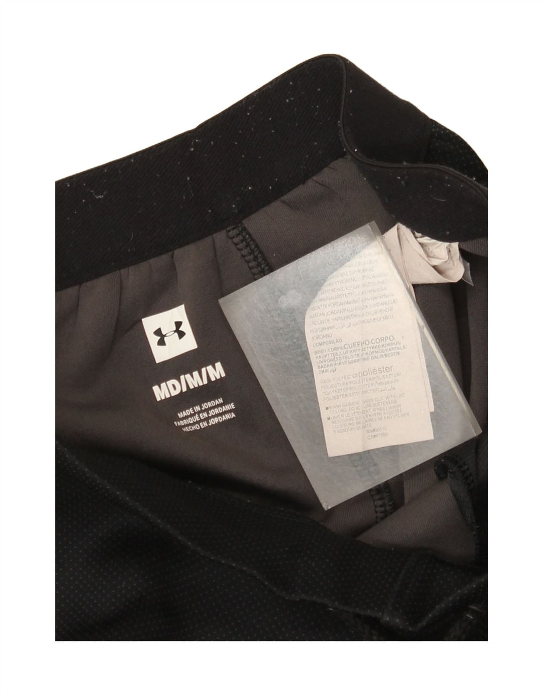 Męskie spodnie dresowe Under Armour Joggers, średni czarny poliester