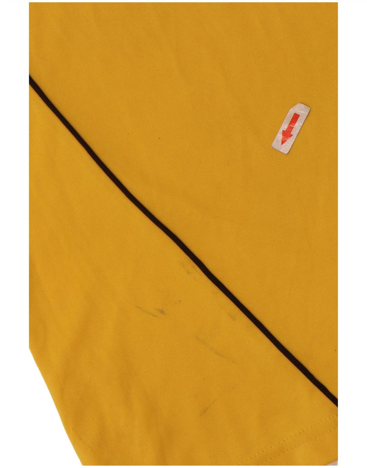 Adidas Męski T-shirt Top Duży Żółty Poliester