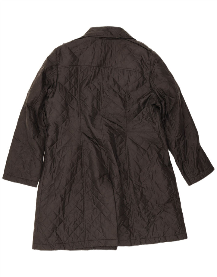 Marks & Spencer Damski pikowany płaszcz UK 18 XL, czarny poliester