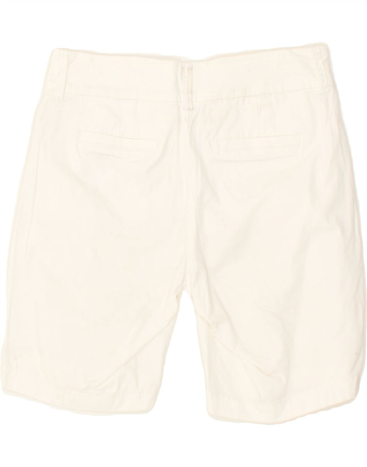 J. CREW Womens Chino Shorts US 4 Small W30 White Cotton Vintage J. Crew and Second-Hand J. Crew from Messina Hembry 