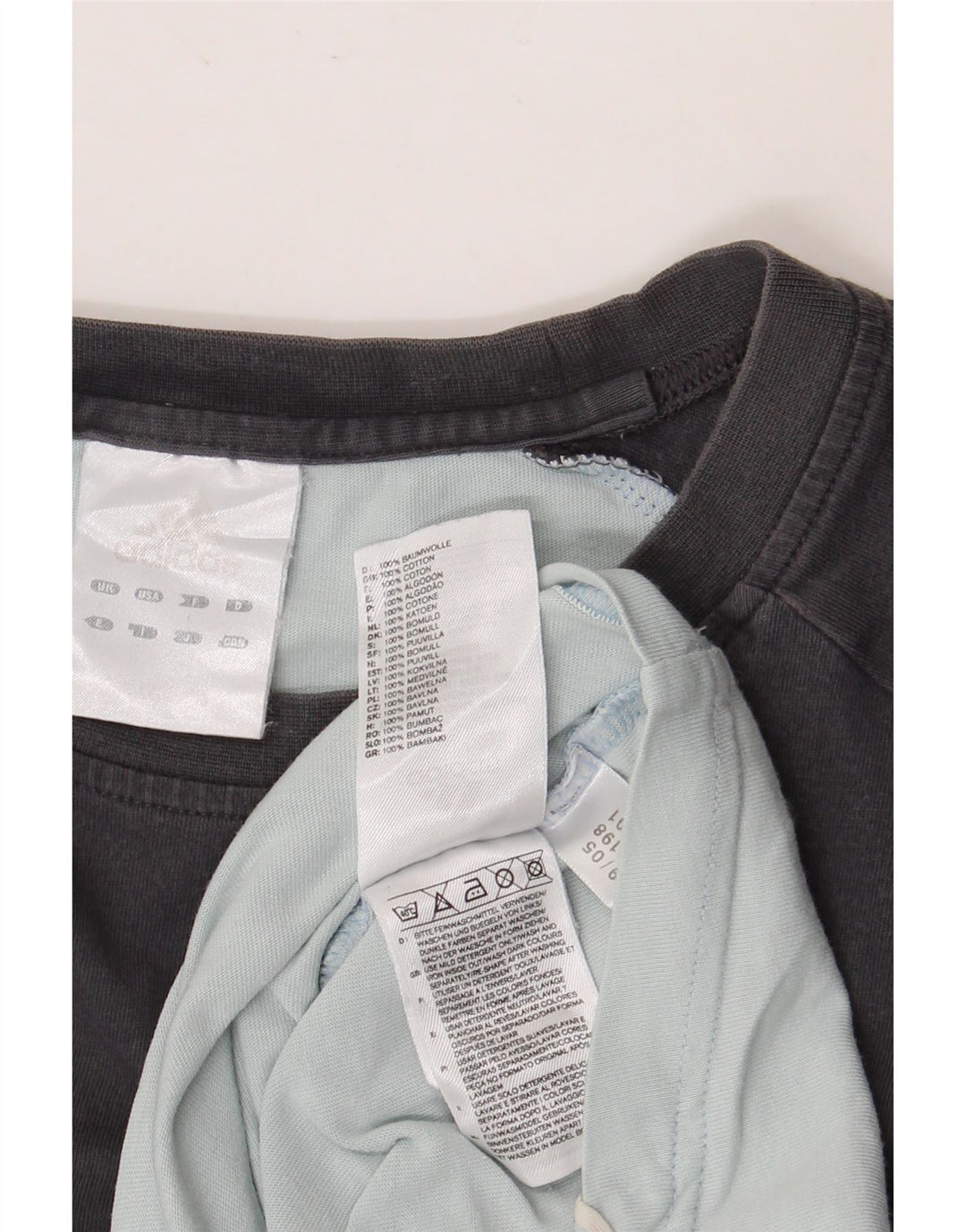 Męski top ADIDAS z długim rękawem, duży, niebieski, bawełniany w bloki kolorów