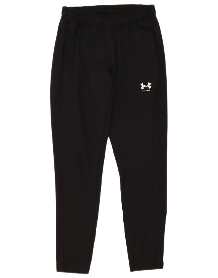 Męskie spodnie dresowe Under Armour, małe, czarne, poliestrowe