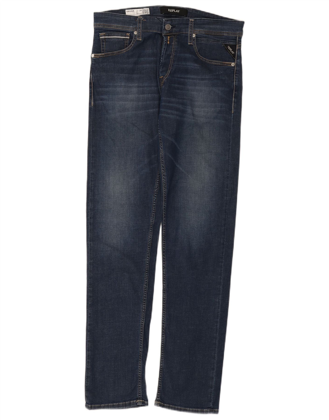 Jeansy damskie Replay Grover Slim W30 L32 granatowe