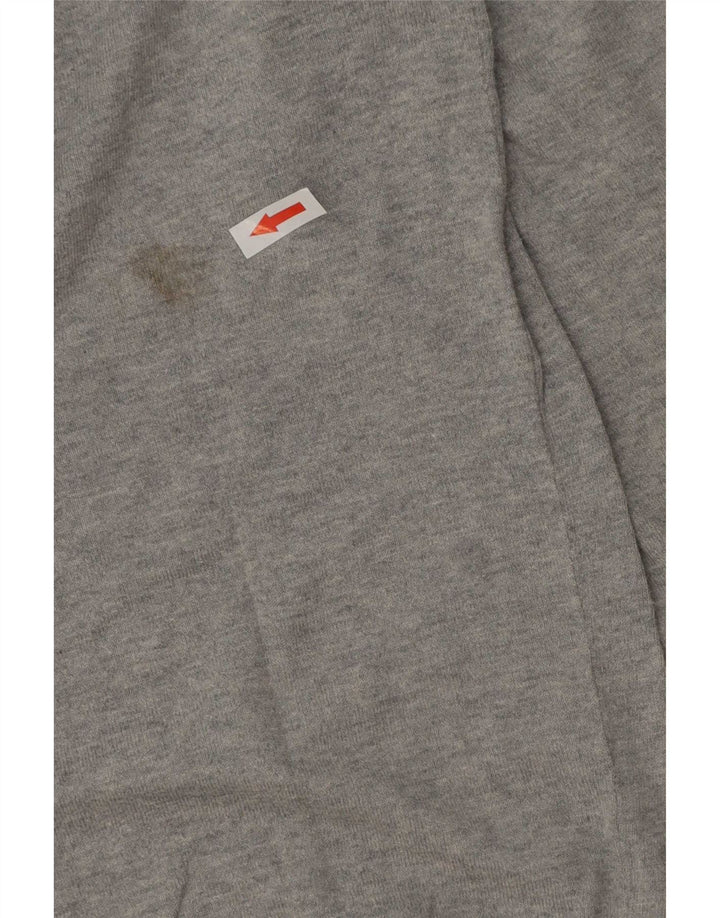 Męski sweter zapinany na guziki Massimo Dutti, duży, szary, bawełniany w plamki