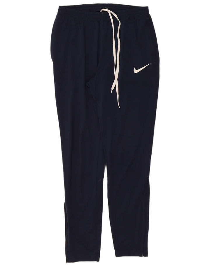 Męskie spodnie dresowe Nike Dri Fit, średni granatowy poliester