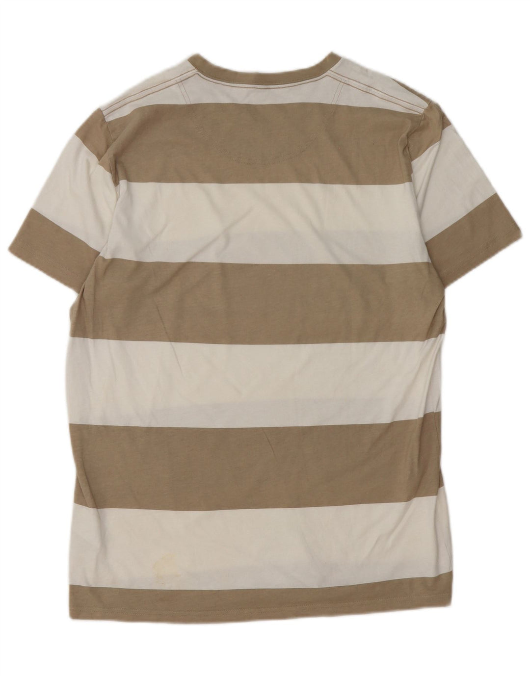 T-shirt męski Hollister, bawełniany, w średnie brązowe paski