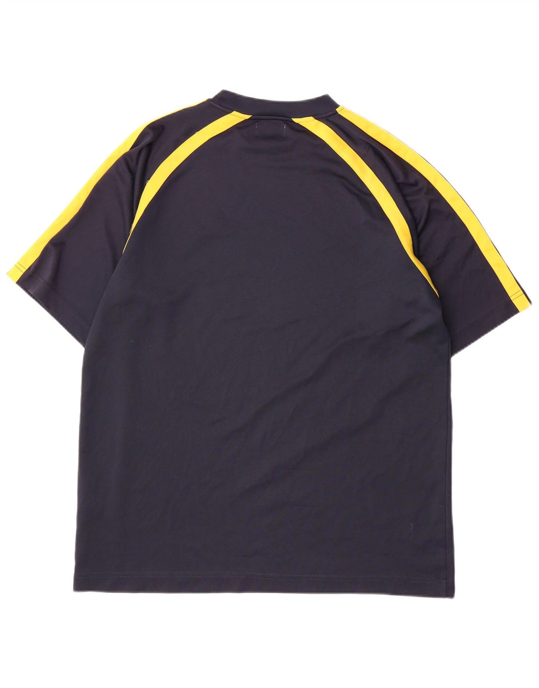 T-shirt męski Kappa, duży, granatowy, poliester z blokami kolorów
