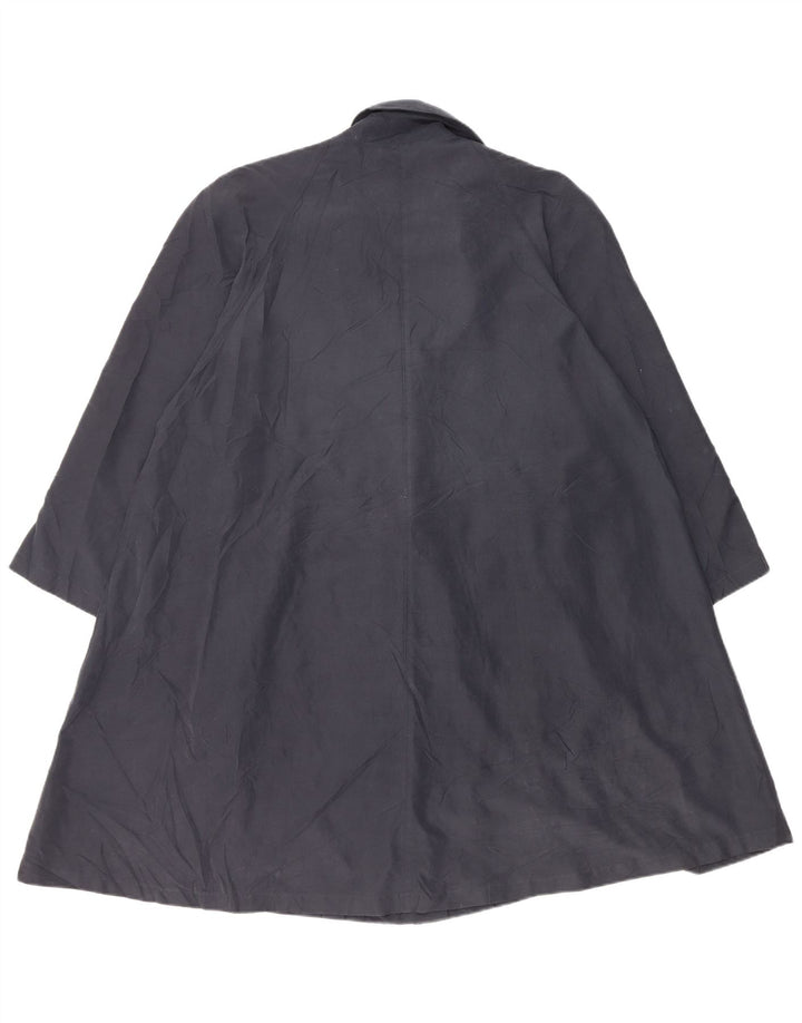 Luisa Spagnoli Damski trencz oversize UK 10, mały, granatowy, poliester