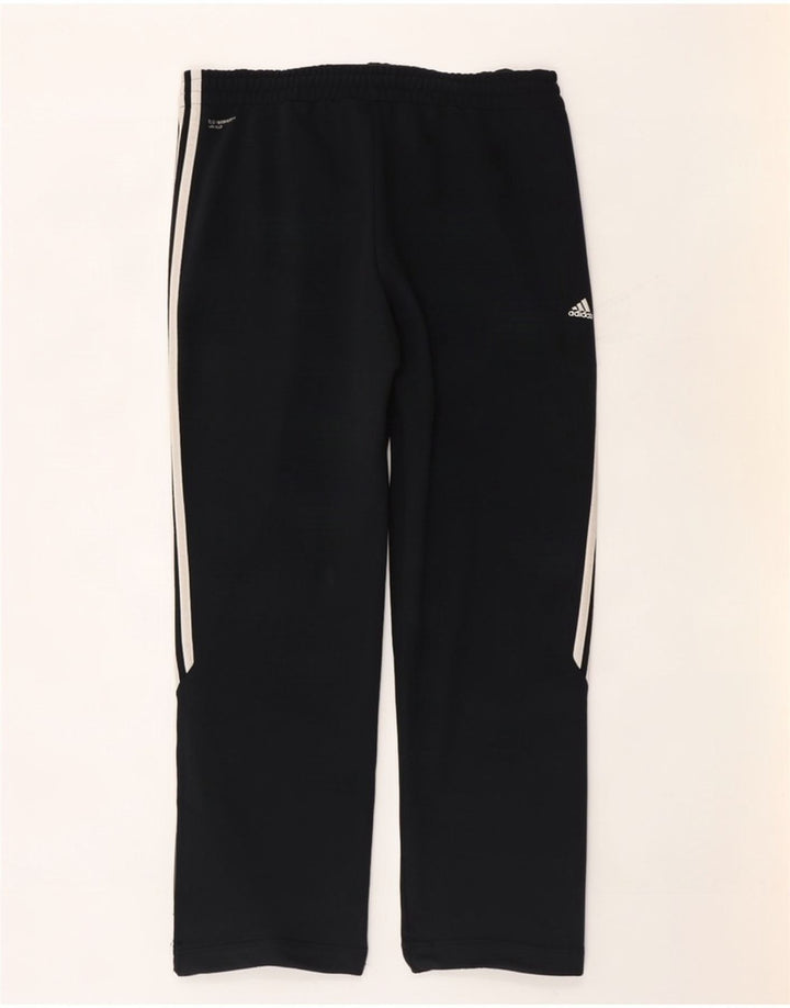 Męskie spodnie dresowe Adidas Climalite, duże, czarne, bawełniane