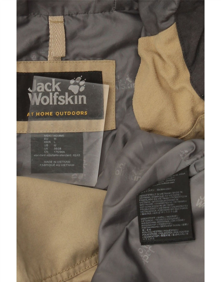 Męska kurtka wiatrówka Jack Wolfskin UK 36/38 w kolorze średniego beżu