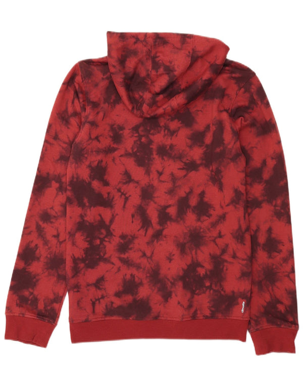Adidas Męska bluza z kapturem Climalite XS Red Tie Dye Cotton