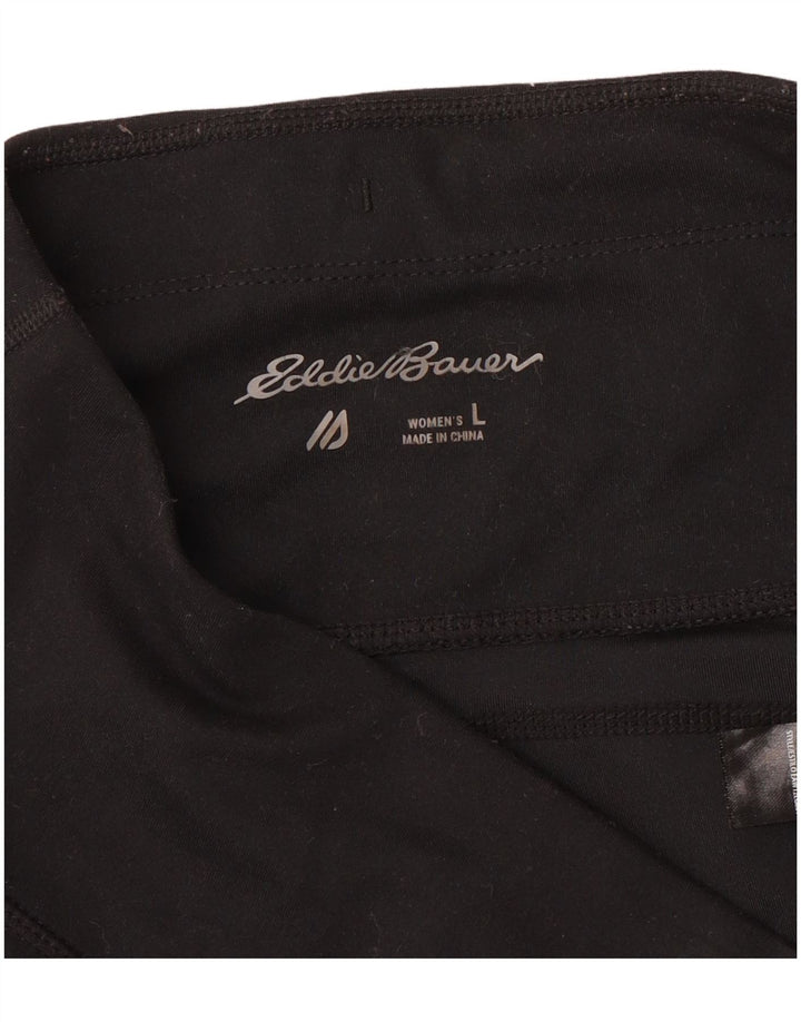 Damskie legginsy cargo Eddie Bauer UK 14, duże, czarne