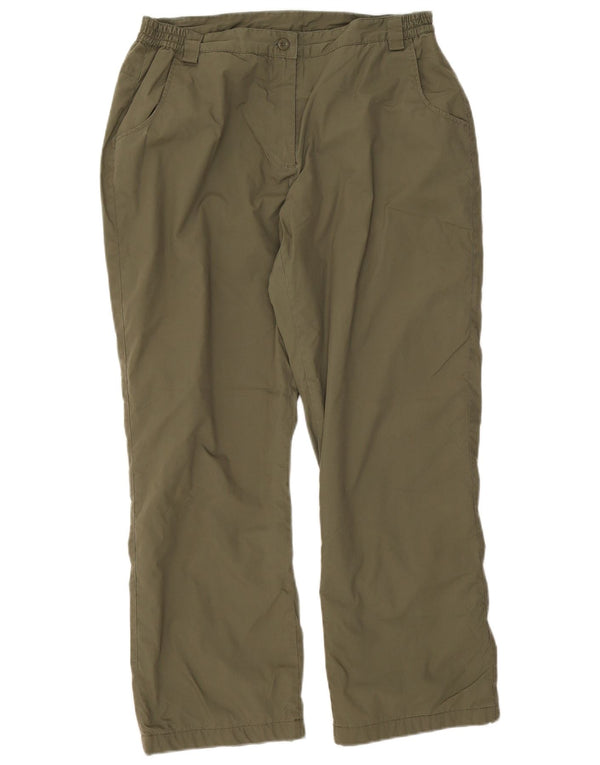 Damskie spodnie turystyczne Mountain Warehouse UK 14 Large W32 L28 Khaki
