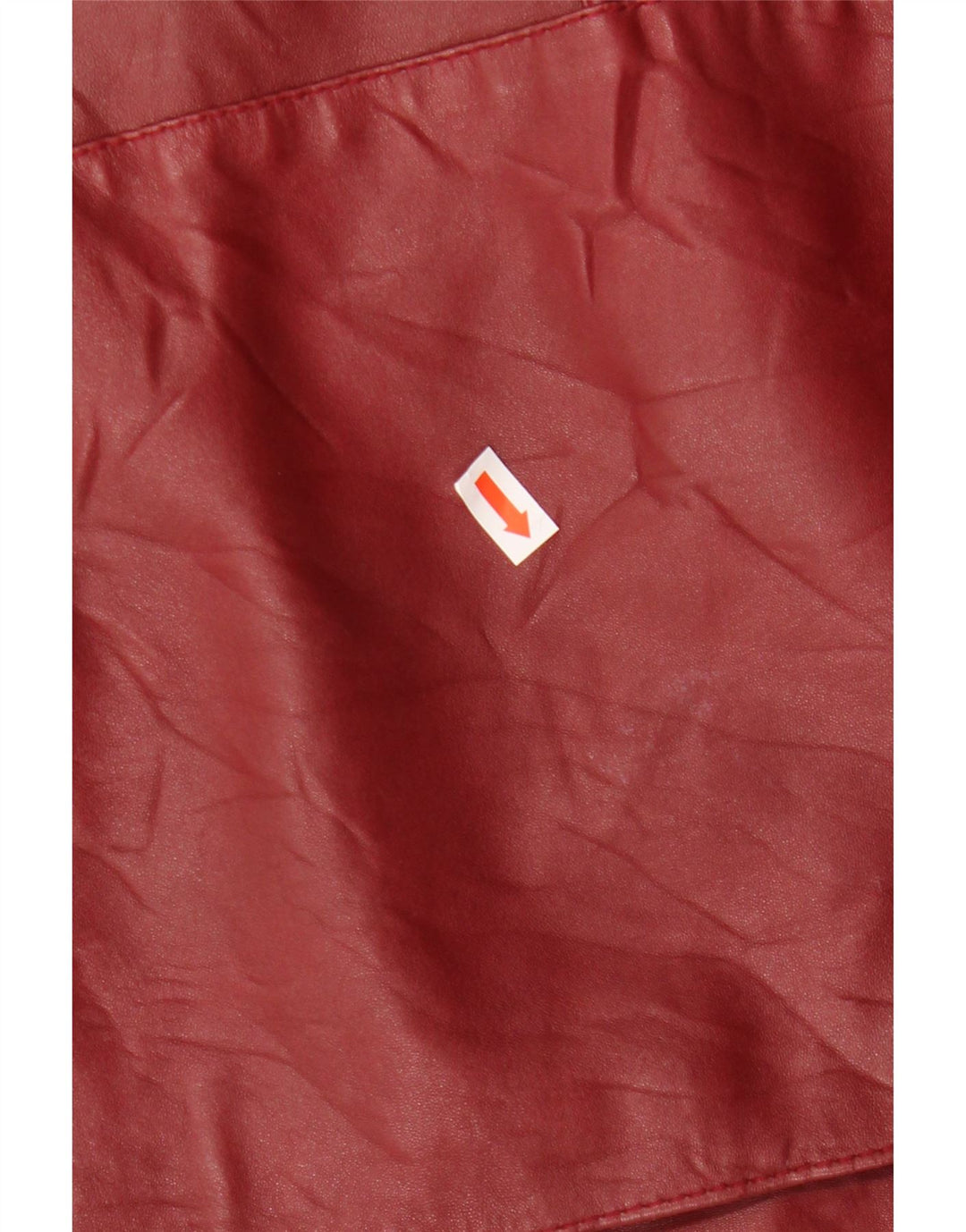 Kurtka skórzana damska VINTAGE EU 46 XL, bordowa skóra