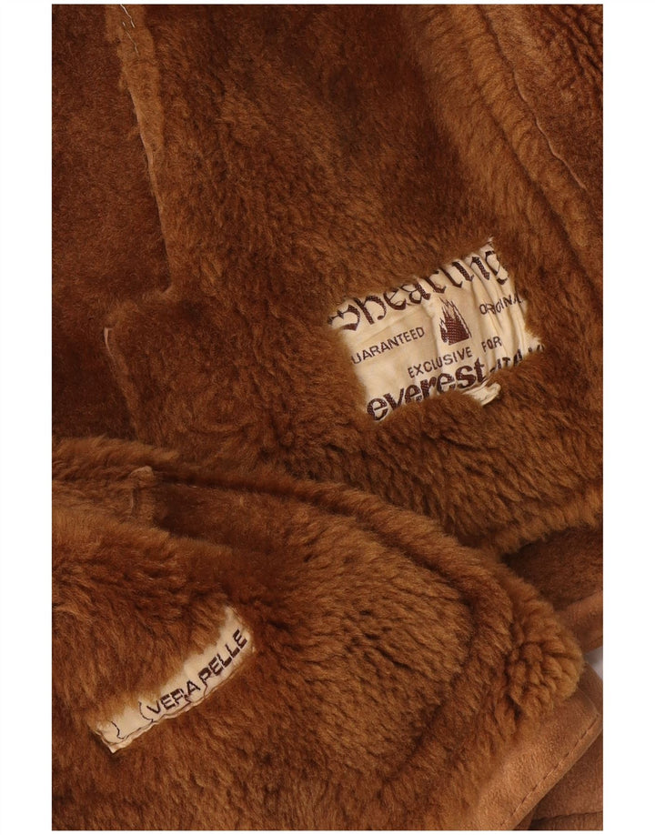 Vintage męska kurtka Shearling IT 50 Large Beige