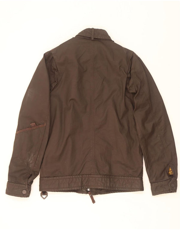 Męska kurtka bomber z woskowanej bawełny Superdry UK 40, duża khaki