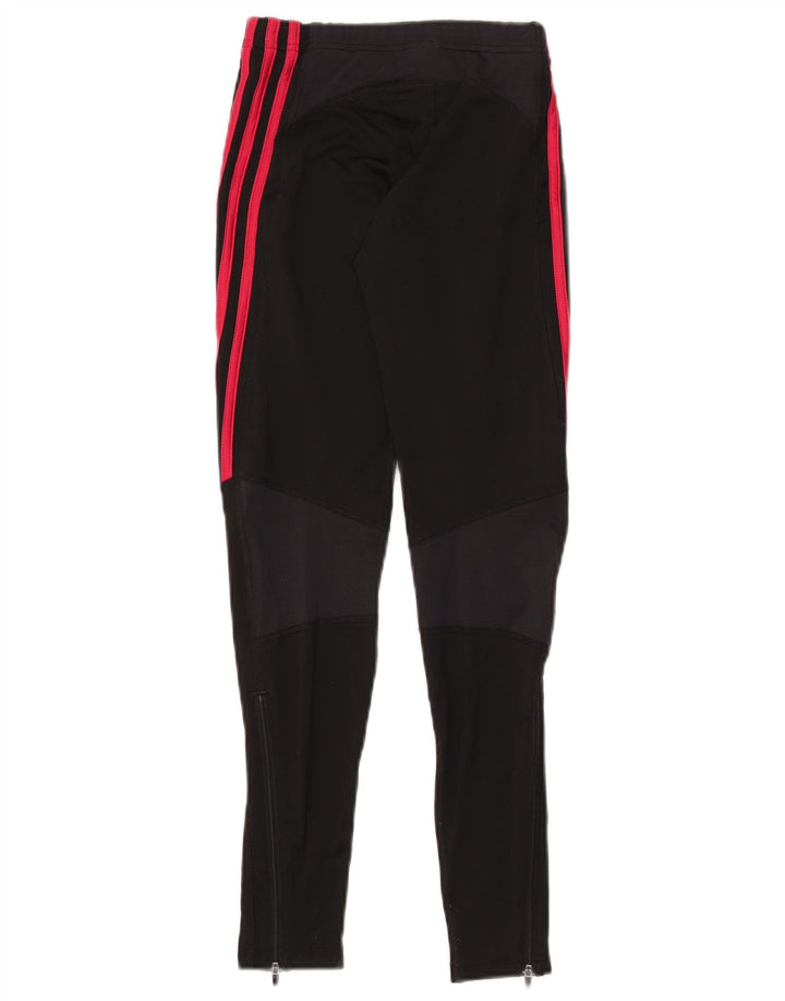 Legginsy damskie Adidas UK 10, małe, czarne, poliestrowe