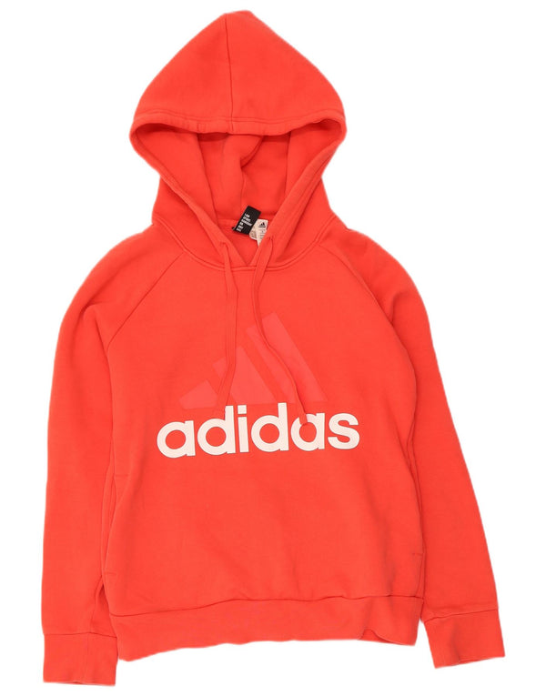 Damska bluza z kapturem Adidas Graphic UK 10 Small Red Cotton
