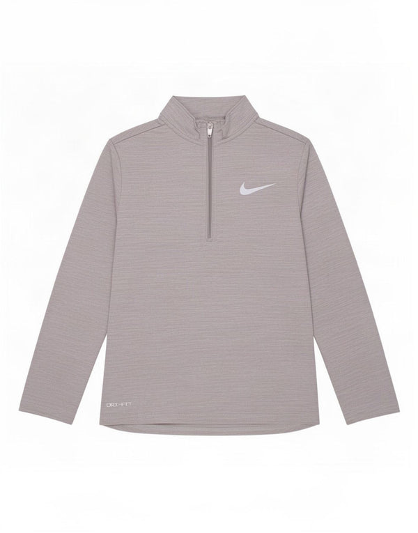Chłopięcy dres Nike Dri Fit, sweterek, rozmiar 4-5 lat, mały, szary nakrapiany