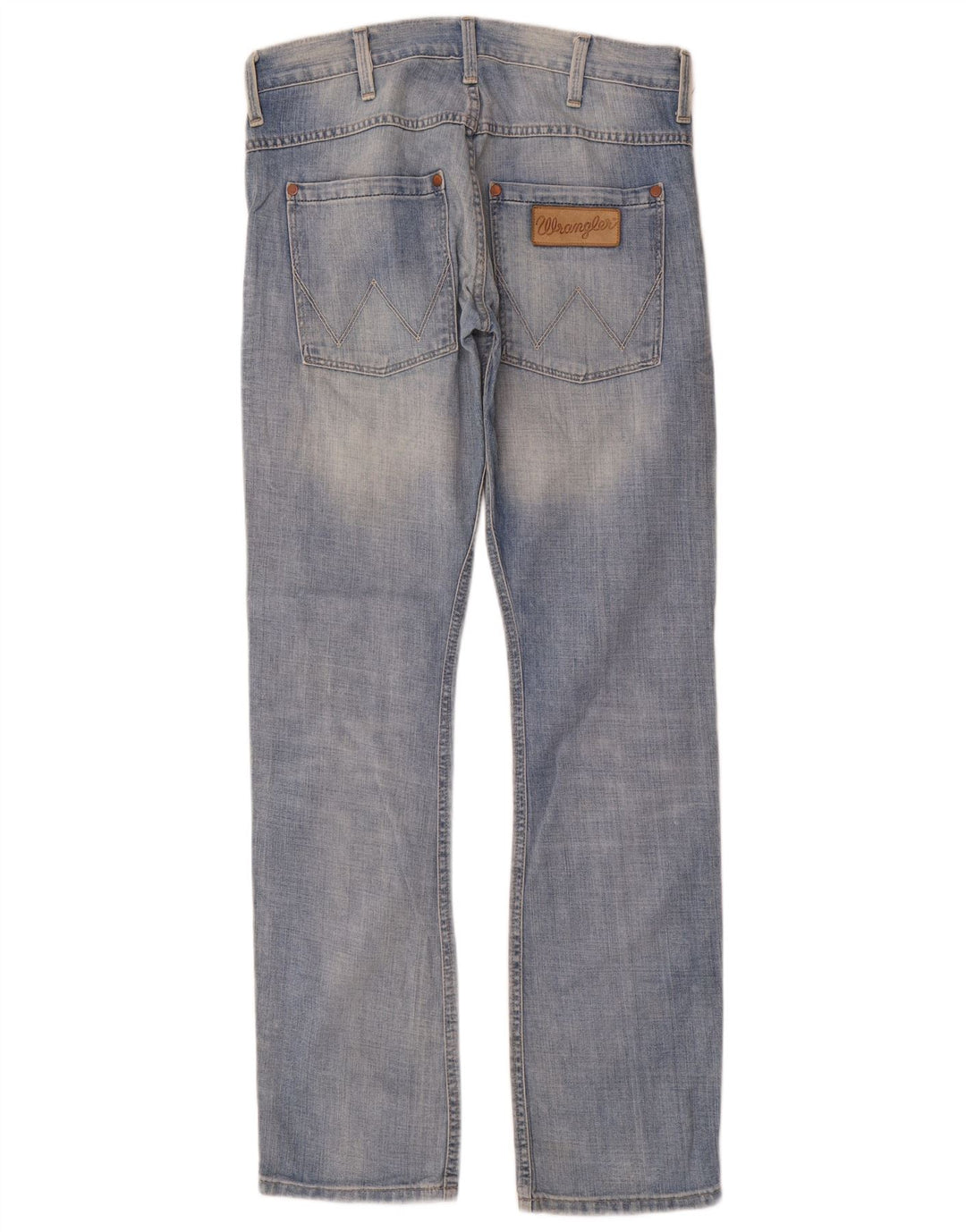 Wrangler Męskie Spencer Straight Jeans W32 L34 Niebieskie bawełniane