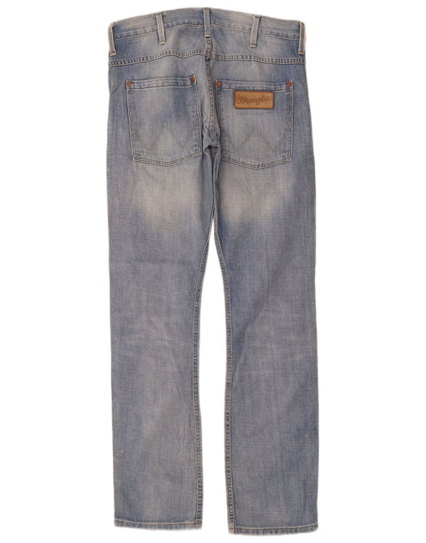 Wrangler Męskie Spencer Straight Jeans W32 L34 Niebieskie bawełniane