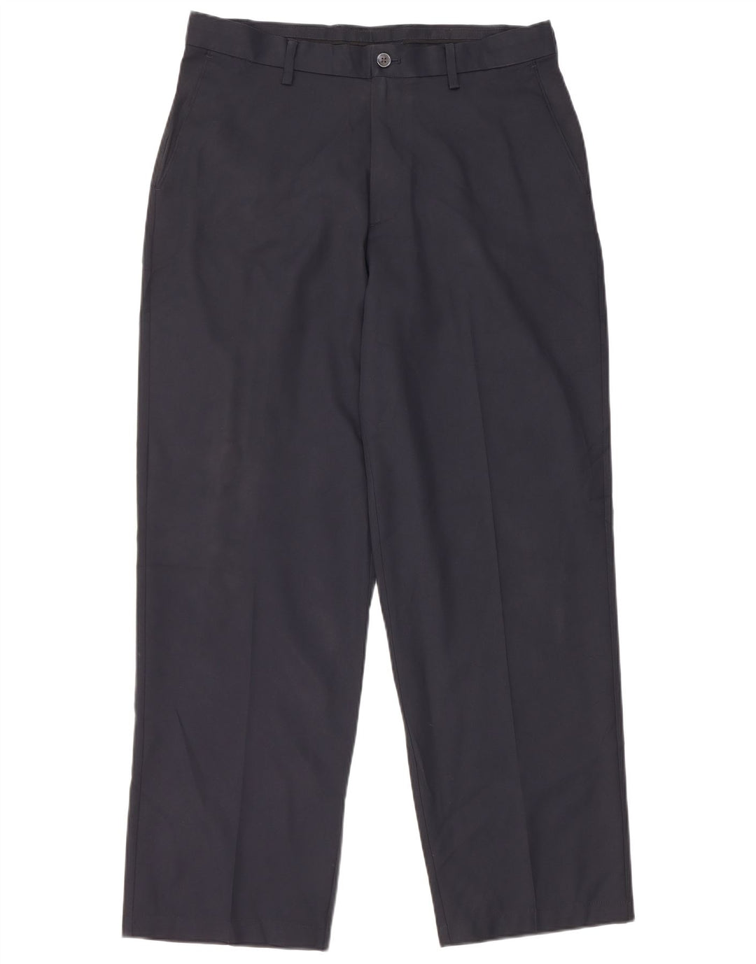 Męskie spodnie golfowe IZOD Straight Chino W34 L32 Granatowy poliester